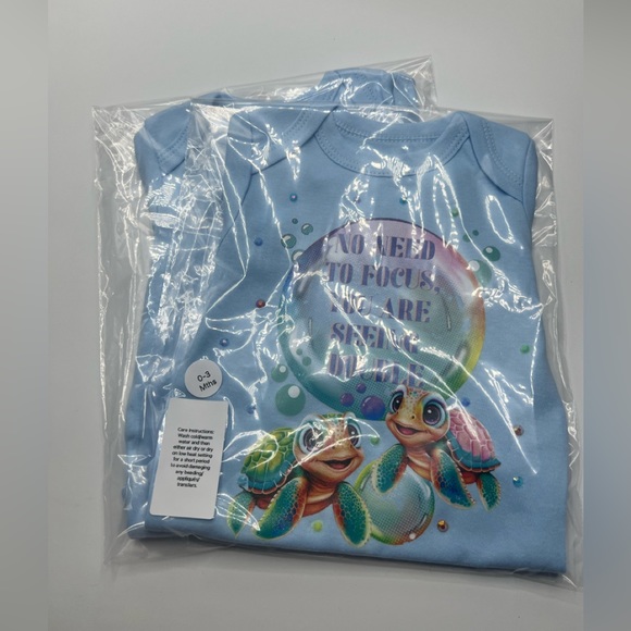Set of 2 TurtleBop Onesies for TWIN girls - Picture 4 of 4
